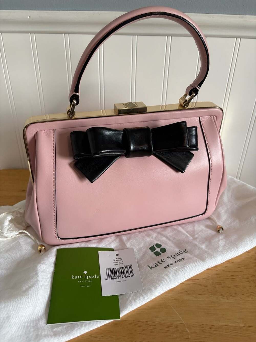 Kate Spade Cricket Street Small Emilia Pink Bow Handbag